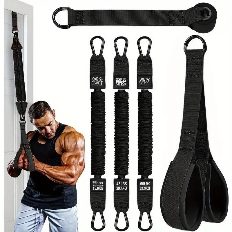 Home Gym Equipment Set - Ensemble de bandes de résistance, corde