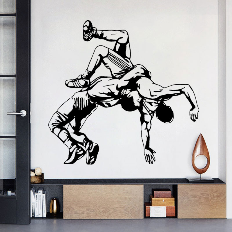 Autocollants muraux de lutte e - Home Gym Furniture avis et prix