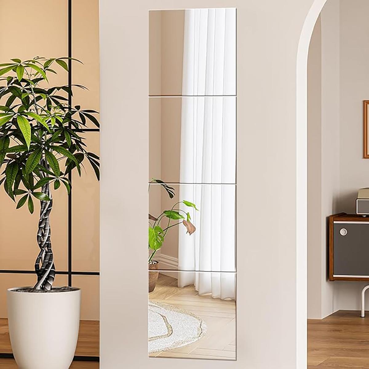 4 autocollants muraux en miroi - Home Gym Diy avis et prix