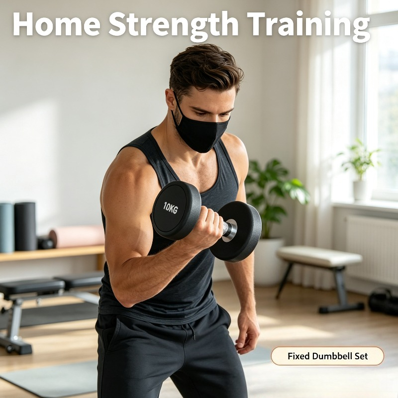 Ensemble d'haltères fixes 5kg  - Home Gym Equipment Set avis et prix