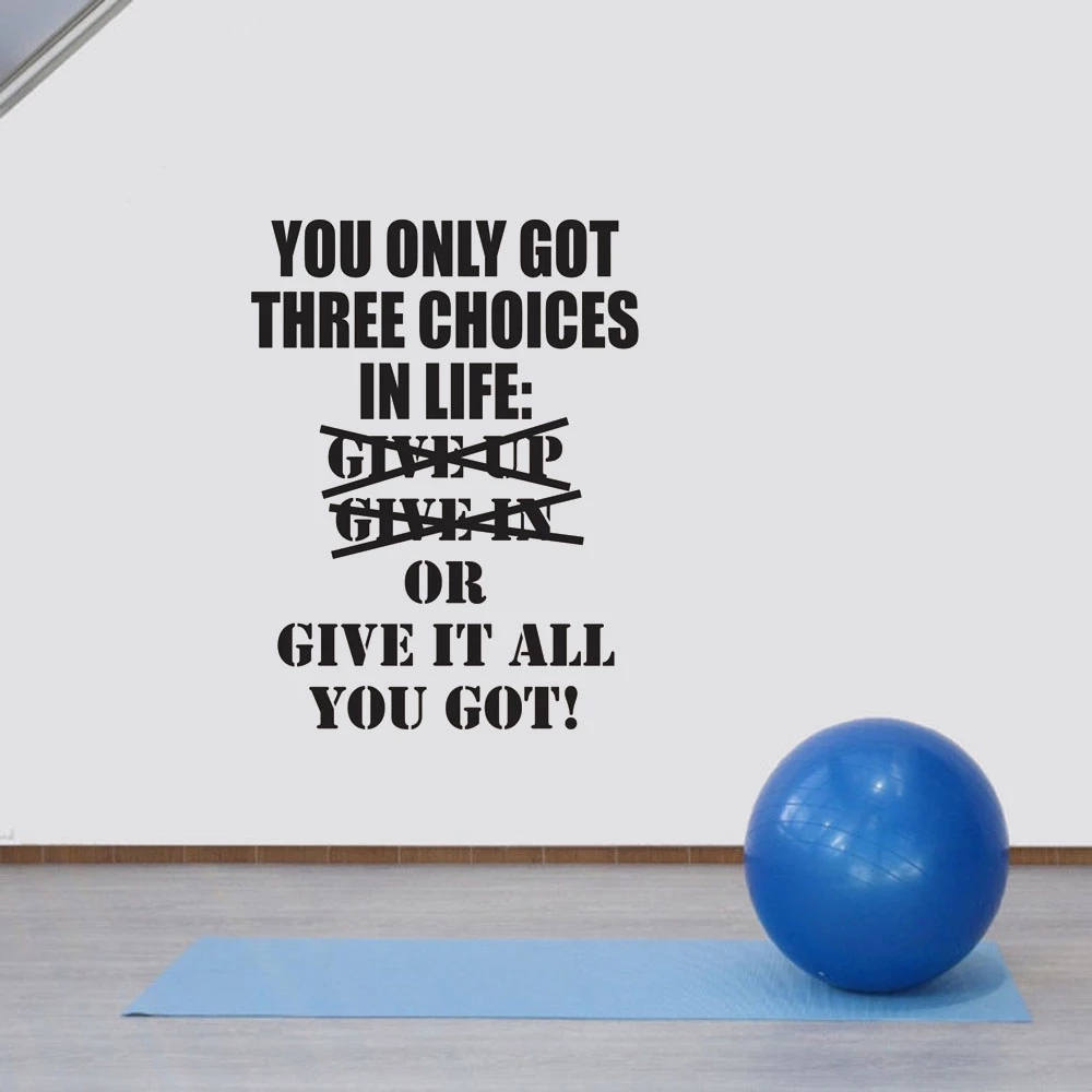 Autocollant mural de la cultur - Home Gym Furniture avis et prix
