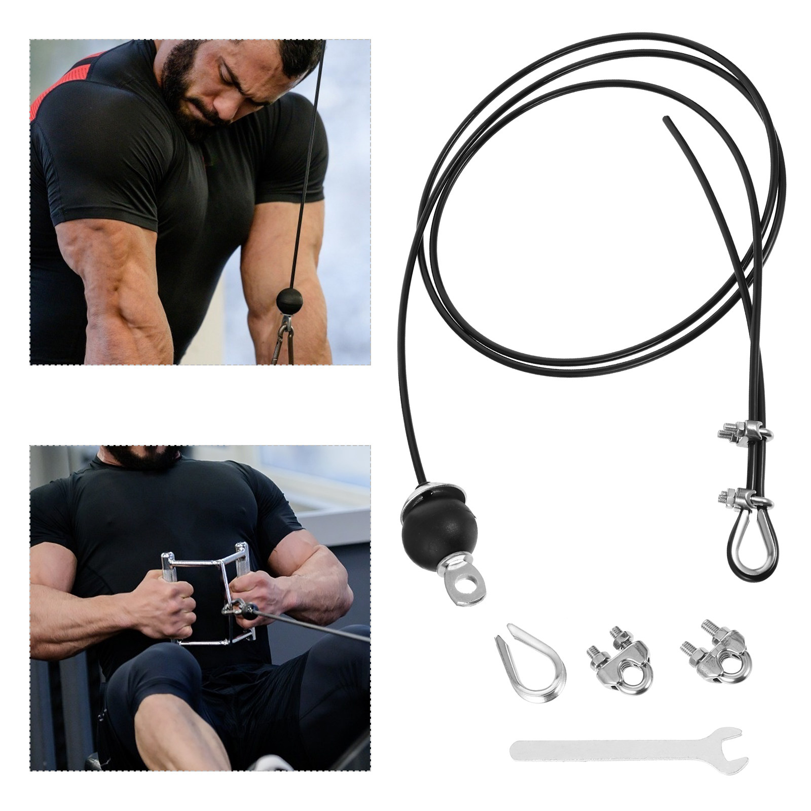 1 Ensemble de Câbles en Acier  - Home Gym Diy avis et prix