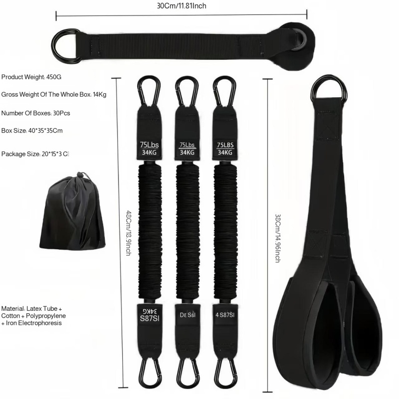 Ensemble de bandes de résistan - Home Gym Equipment Set avis et prix